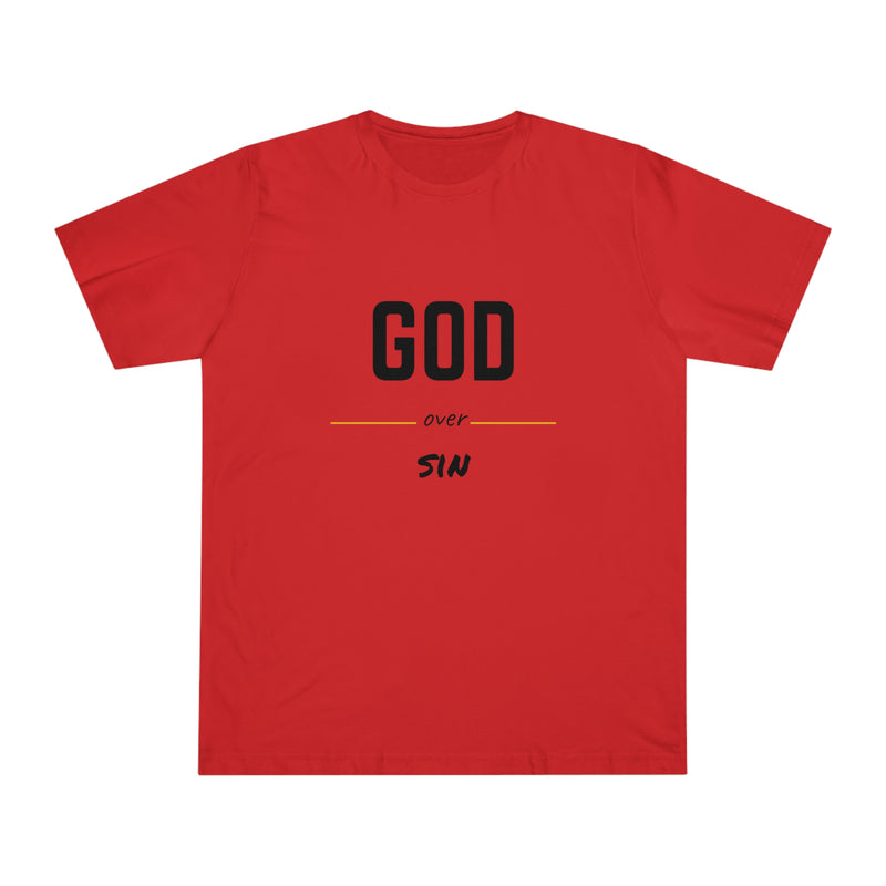 Unisex "God over sin" Deluxe Tee