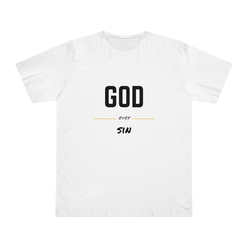 Unisex "God over sin" Deluxe Tee