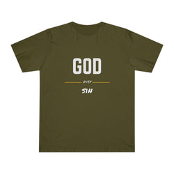 Unisex "God over sin" Deluxe Tee