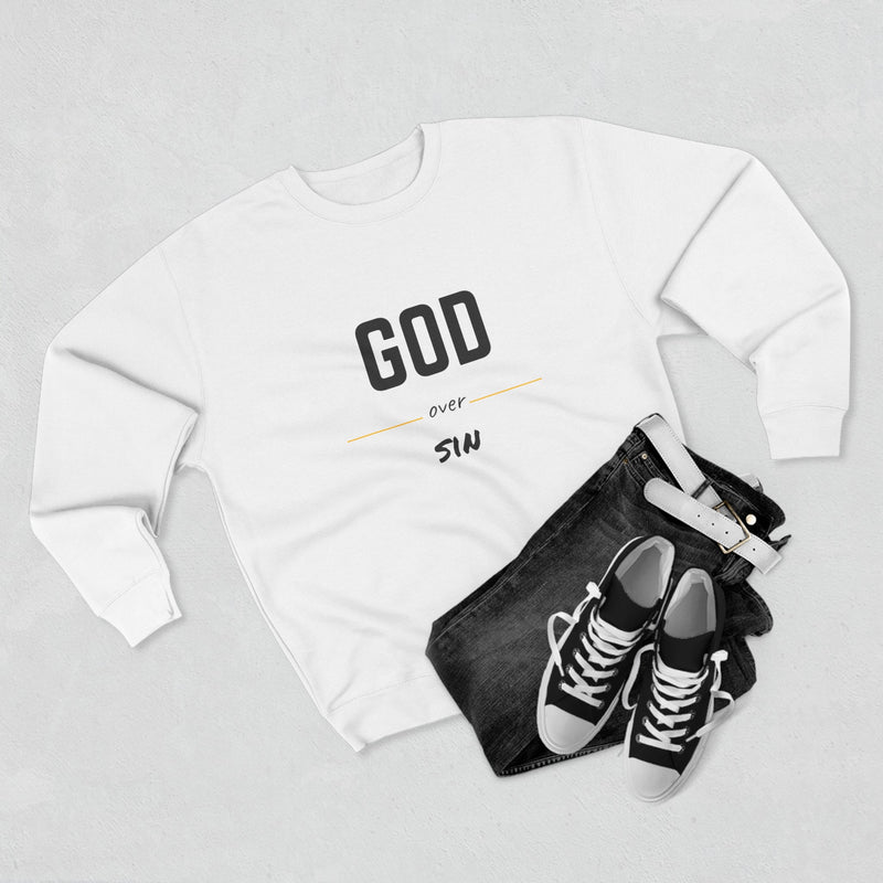 Unisex "God over sin" Sweatshirt