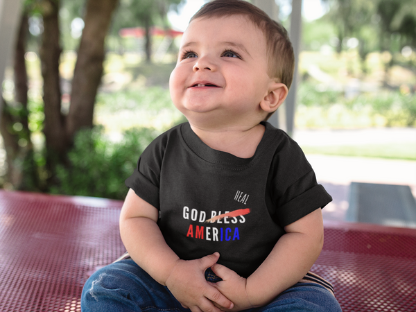 Baby "God Heal America" Tee